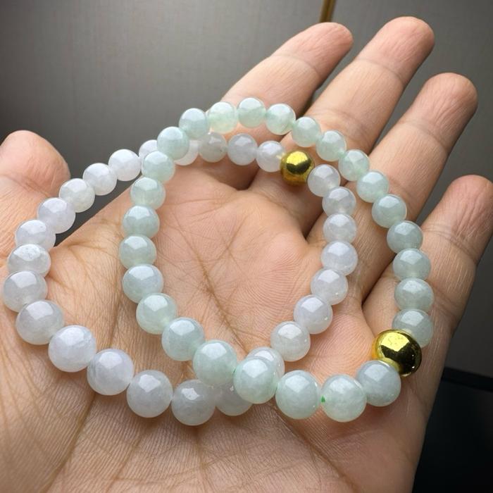 Combo Deal Gelang Giok Type A – Snow Icy & Green Icy - Gambar 8