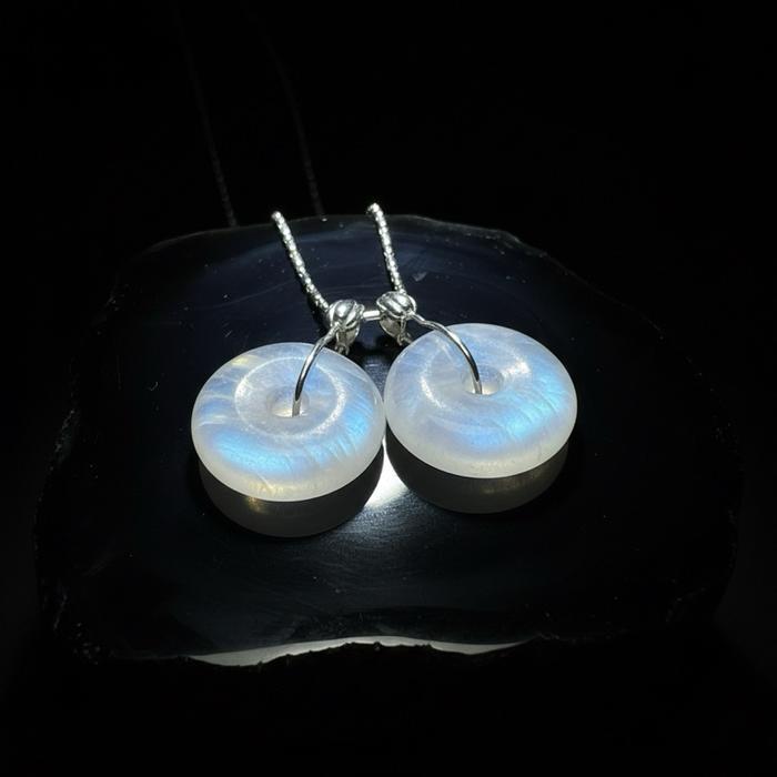 Liontin Moonstone – Donut Shape | Silver 925 - Gambar 8