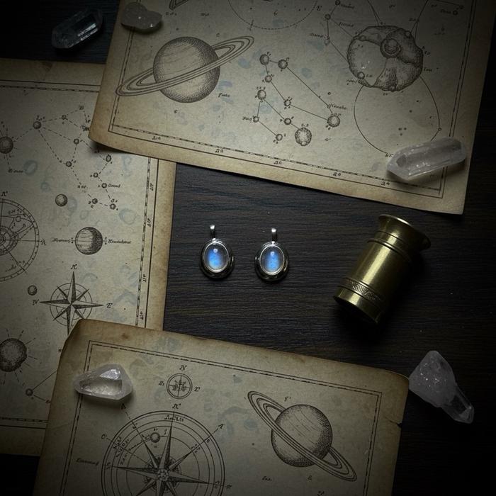 Liontin Indian Moonstone | Ikat Silver 925 – Simpel & Elegan - Gambar 5