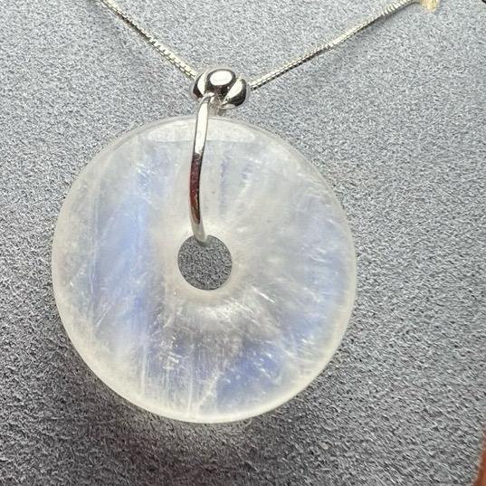 Liontin Moonstone – Donut Shape | Silver 925 - Gambar 5