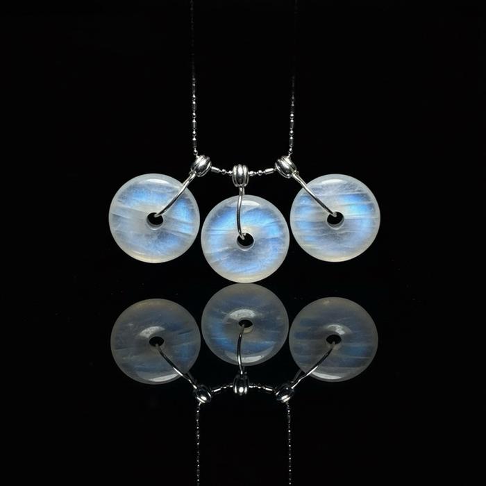 Liontin Moonstone – Donut Shape | Silver 925 - Gambar 6