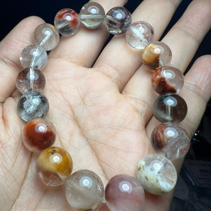Top Quality Unique View Rabbit Hair Bracelet – Bead 12.2 mm | Wrist 17 cm - Gambar 4