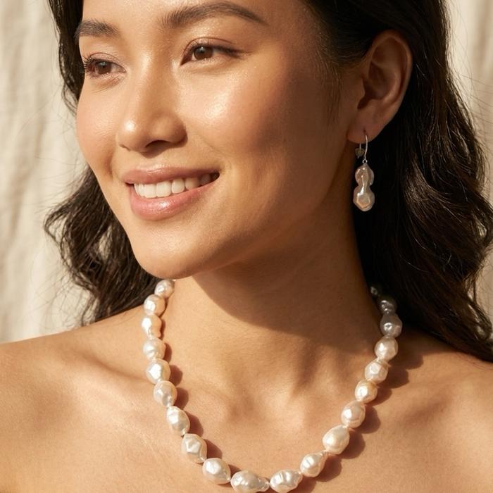Batch 2 – Set Mutiara Asli Diamond Shape Baroque Premium Collection - Gambar 4