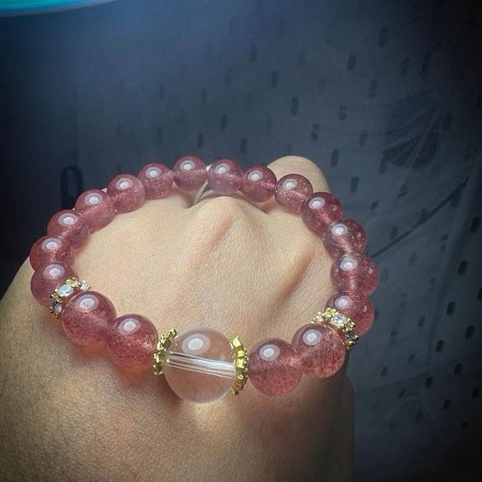 Gelang Strawberry Quartz – Cinta, Kelembutan & Energi Feminin - Gambar 7