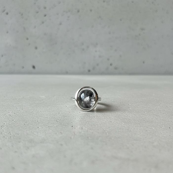 Natural kristal Brookite cincin di ikat silver 925 dan adjustable - Gambar 6