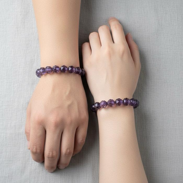 Faceted Brazilian Amethyst Bracelet