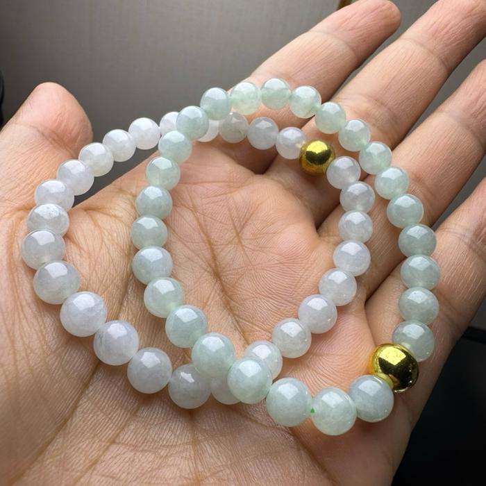 Combo Deal Gelang Giok Type A – Snow Icy & Green Icy - Gambar 7