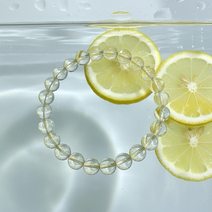 Lemon Citrine bead 8.7mm untuk gelang tangan 17cm - Gambar 5