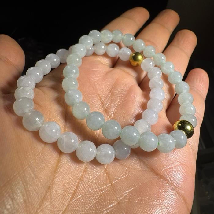 Combo Deal Gelang Giok Type A – Snow Icy & Green Icy - Gambar 5