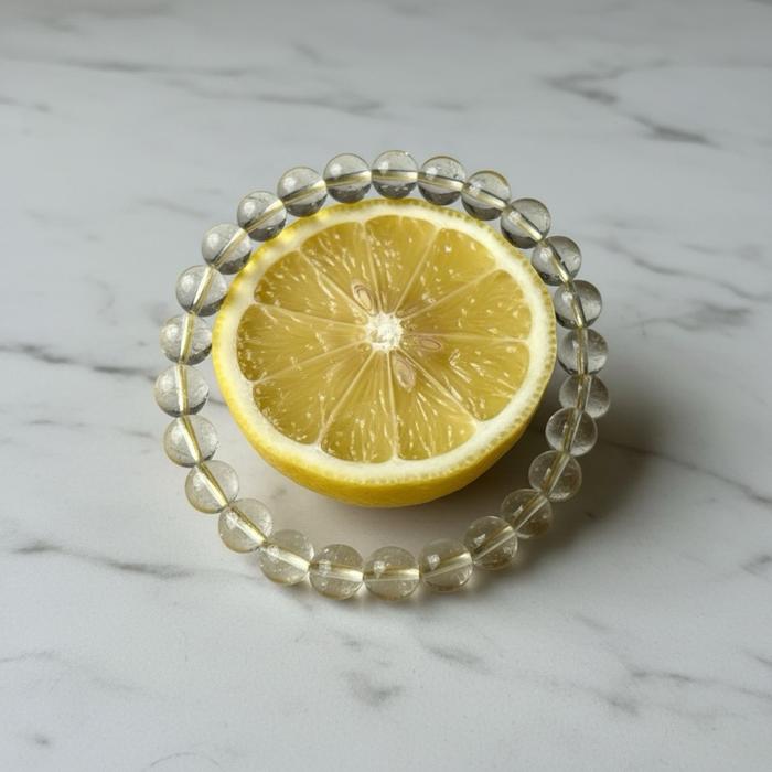 Lemon Citrine bead 8.7mm untuk gelang tangan 17cm