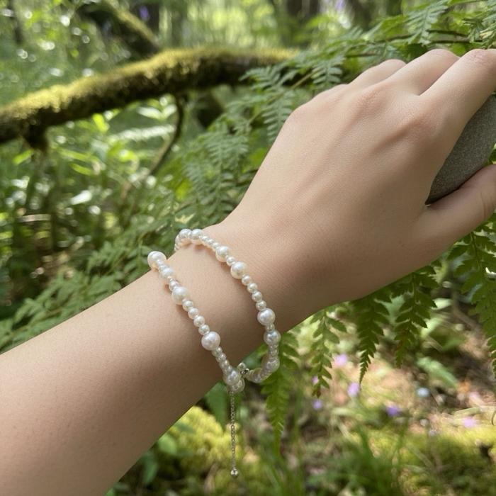 Gelang Mutiara Air Tawar – Baby Pearl Mix Elegance - Gambar 3