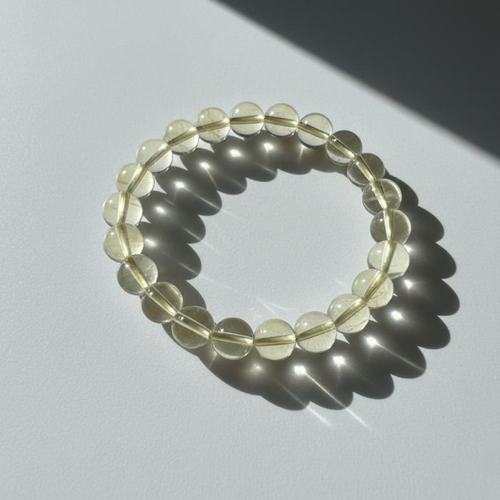 Lemon Citrine bead 8.7mm untuk gelang tangan 17cm - Gambar 2