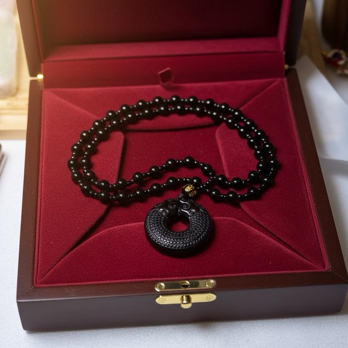 Kalung Giok MoChui – Liontin Ukiran Naga - Gambar 6