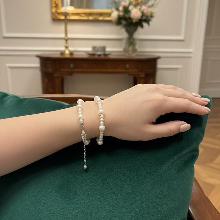 Gelang Mutiara Air Tawar – Baby Pearl Mix Elegance - Gambar 5