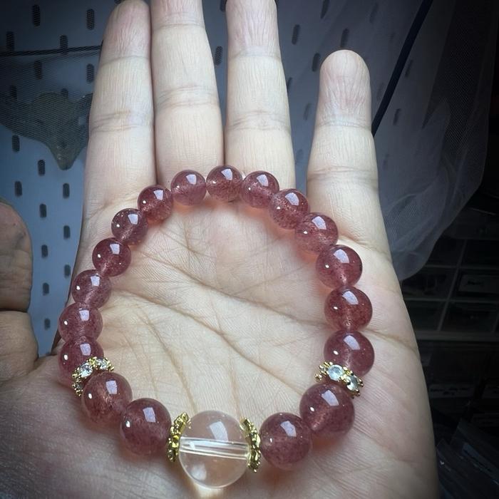 Gelang Strawberry Quartz – Cinta, Kelembutan & Energi Feminin - Gambar 4