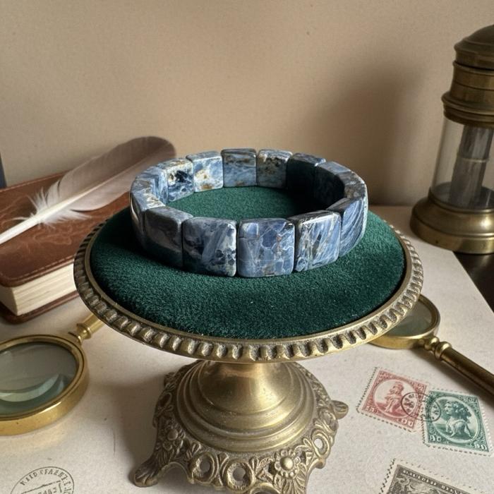 Blue Pietersite Bangle – Rare Flash Collection - Gambar 3