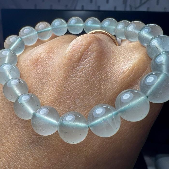 Gelang Green Quartz – Bead Size 9.5mm (Lingkar Pergelangan 17.5cm) - Gambar 2