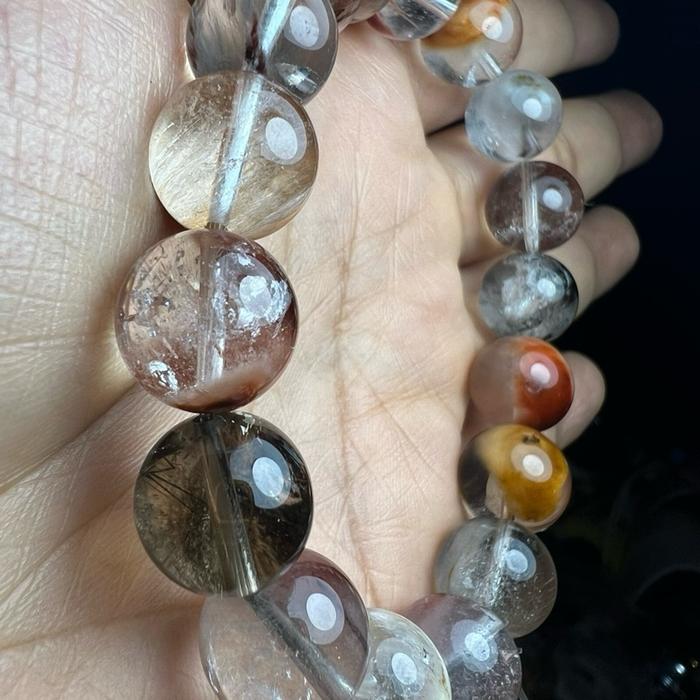 Top Quality Unique View Rabbit Hair Bracelet – Bead 12.2 mm | Wrist 17 cm - Gambar 3