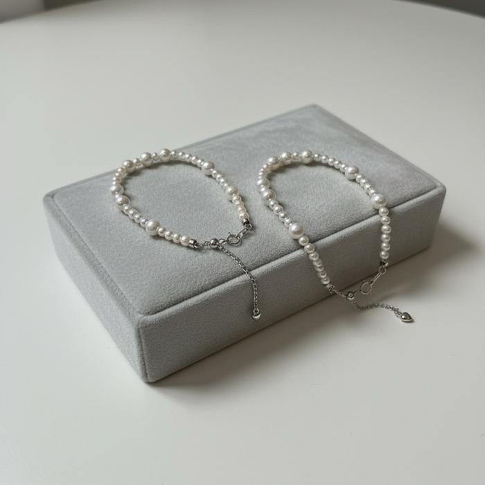 Gelang Mutiara Air Tawar – Baby Pearl Mix Elegance - Gambar 4