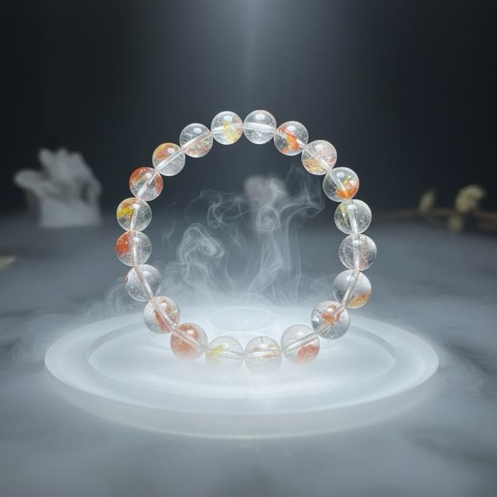 Gelang Kristal Eksklusif Koi Fish – Bead 9.8mm, Lingkar 16.5cm, Simbol Keberuntungan & Ketekunan, Handmade, Elegan & Berenergi Positif
