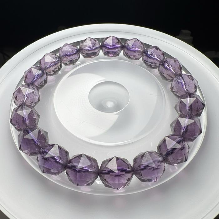 Faceted Brazilian Amethyst Bracelet - Gambar 2
