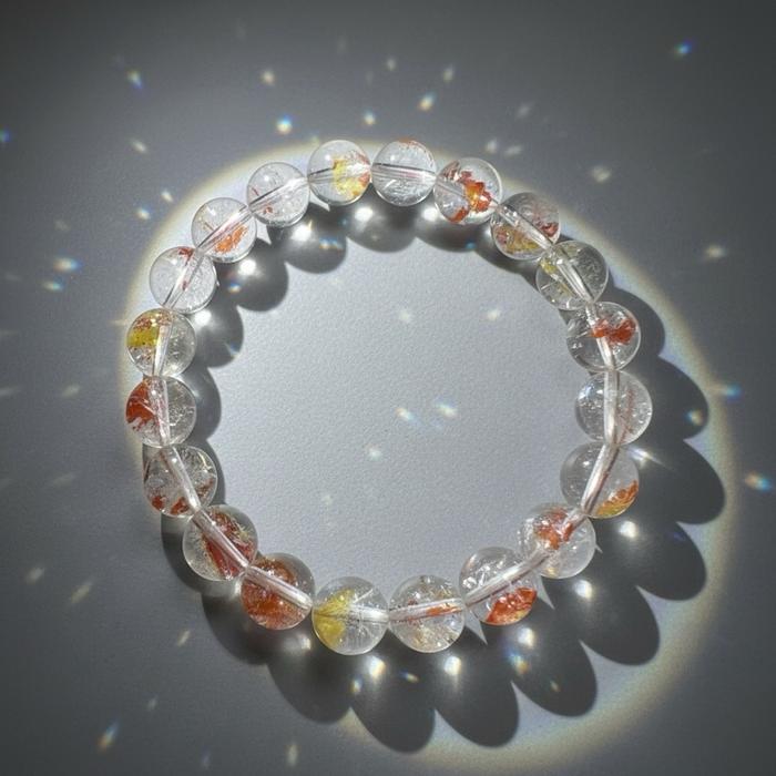 Gelang Kristal Eksklusif Koi Fish – Bead 9.8mm, Lingkar 16.5cm, Simbol Keberuntungan & Ketekunan, Handmade, Elegan & Berenergi Positif - Gambar 2