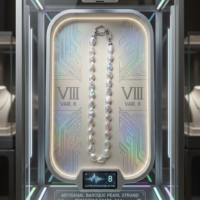 Crysjade Kalung Mutiara Asli Air Tawar Teardrop Baroque Rainbow Luster Batch 2 Mutiara Natural 10,8 mm dengan Luster Warna Indah untuk Acara Formal dan Kasual - Gambar 6